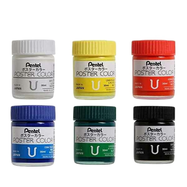 گواش 6 رنگ پنتل مدل wpu2-6d