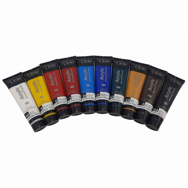 رنگ اکریلیک 37ml وستا