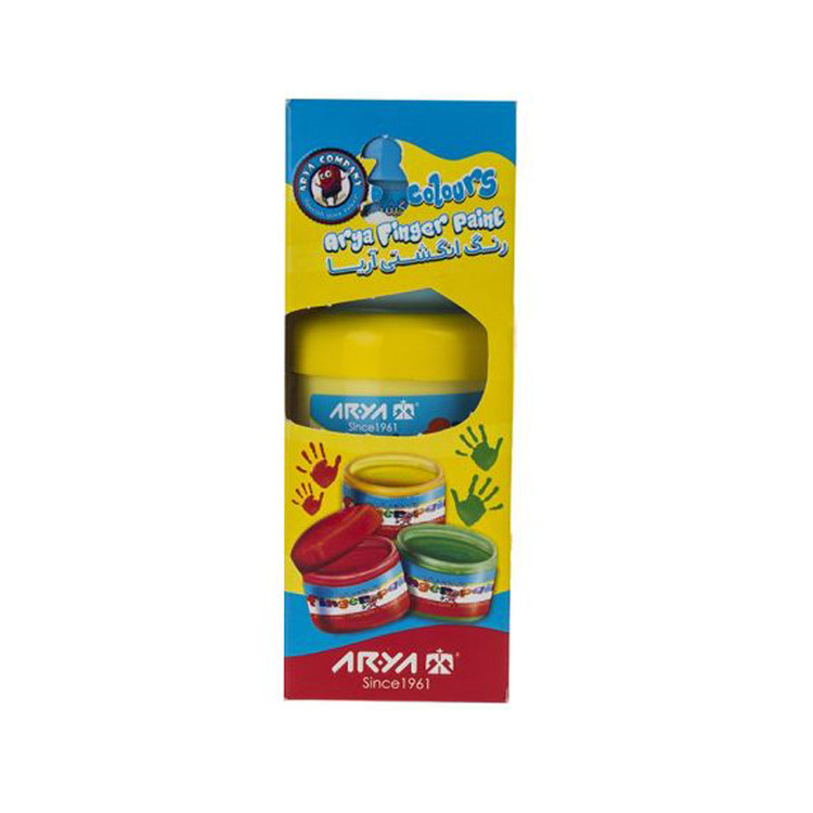 رنگ انگشتی 3 رنگ آریا کد 7004